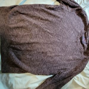 American eagle neck knit sweater. Grey. American eagle